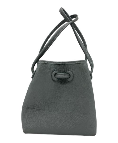 VASIC（ヴァジック）VASIC (ヴァジック) 巾着ハンドバッグ スカイブルーの古着・服飾アイテム