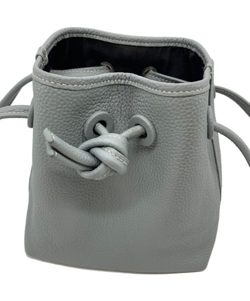 VASIC（ヴァジック）VASIC (ヴァジック) 巾着ハンドバッグ スカイブルーの古着・服飾アイテム