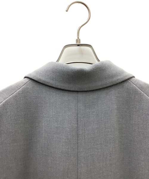 CLANE（クラネ）CLANE (クラネ) Back Double Tuck Coat グレー サイズ:1の古着・服飾アイテム