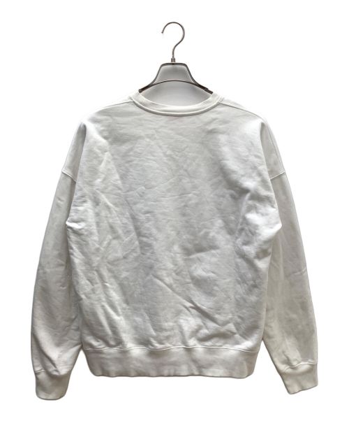 DIESEL（ディーゼル）DIESEL (ディーゼル) クルーネックスウェット ホワイト サイズ:Ｍの古着・服飾アイテム