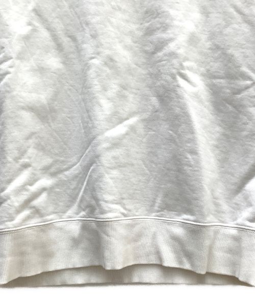 DIESEL（ディーゼル）DIESEL (ディーゼル) クルーネックスウェット ホワイト サイズ:Ｍの古着・服飾アイテム