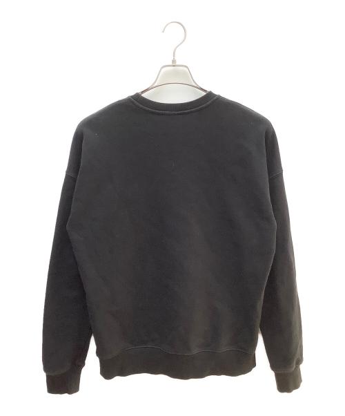 DIESEL（ディーゼル）DIESEL (ディーゼル) クルーネックスウェット ブラック サイズ:Ｍの古着・服飾アイテム