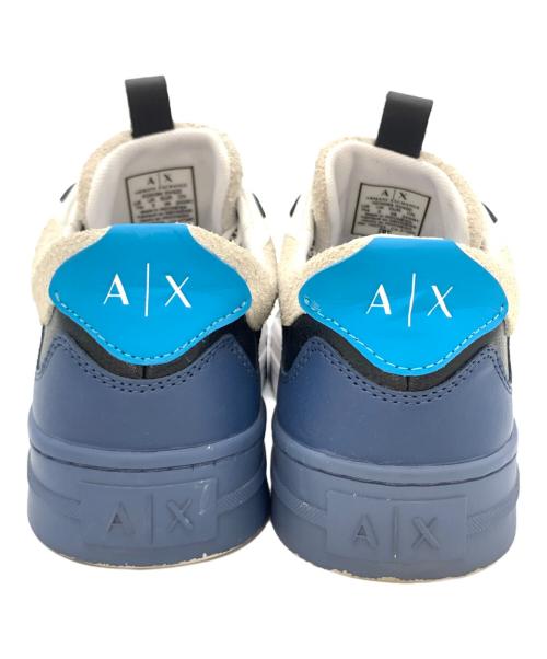 ARMANI EXCHANGE（アルマーニ エクスチェンジ）ARMANI EXCHANGE (アルマーニ エクスチェンジ) ローカットスニーカー ネイビー×グレー サイズ:24.3cmの古着・服飾アイテム