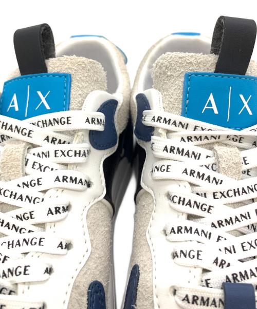 ARMANI EXCHANGE（アルマーニ エクスチェンジ）ARMANI EXCHANGE (アルマーニ エクスチェンジ) ローカットスニーカー ネイビー×グレー サイズ:24.3cmの古着・服飾アイテム