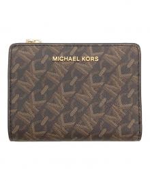 MICHAEL KORS（マイケル・コース）の古着「二つ折り財布」｜ブラウン