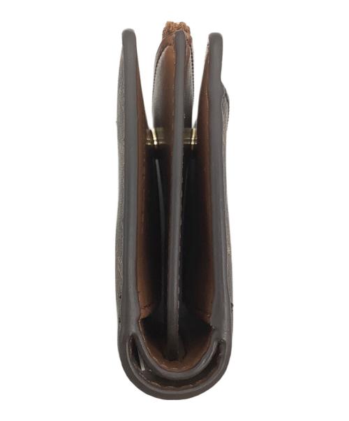 MICHAEL KORS（マイケル・コース）MICHAEL KORS (マイケルコース) 二つ折り財布 ブラウンの古着・服飾アイテム