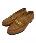 HERMESエルメス）の古着「ケリーローファー」｜ブラウン