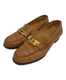 HERMES（エルメス）の古着「ケリーローファー」｜ブラウン