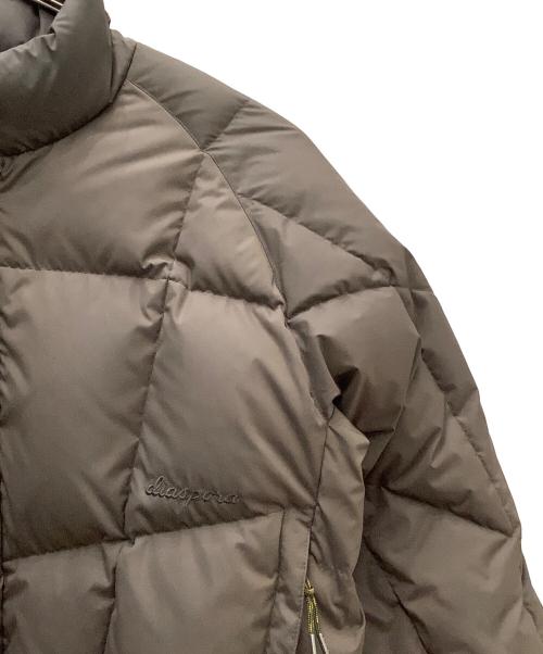 Diaspora Skateboards（ディアスポラスケートボードズ）Diaspora skateboards (ディアスポラスケートボードズ) Warped Grid Down Jacket ブラウン サイズ:XLの古着・服飾アイテム