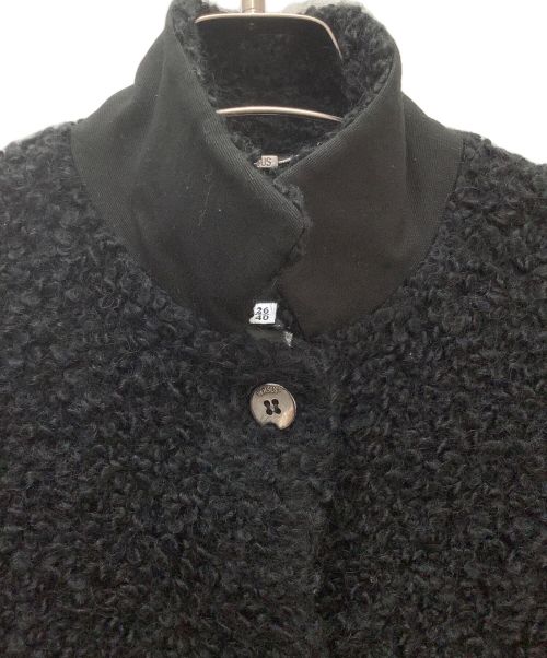 VERSUS VERSACE（ヴェルサス ヴェルサーチェ）VERSUS VERSACE (ヴェルサス ヴェルサーチェ) スタンドカラーコート ブラック サイズ:40の古着・服飾アイテム