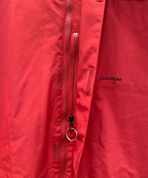 VOLCOM（ボルコム）VOLCOM (ボルコム) ナイロンジャケット レッド サイズ:Mの古着・服飾アイテム