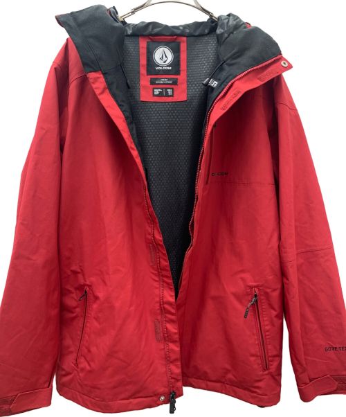 VOLCOM（ボルコム）VOLCOM (ボルコム) ナイロンジャケット レッド サイズ:Mの古着・服飾アイテム