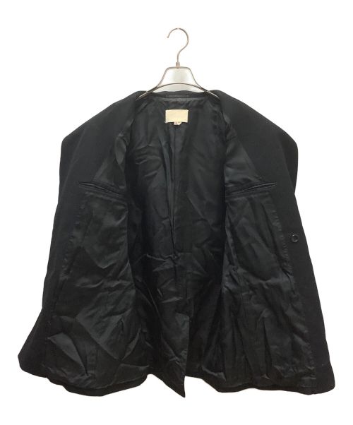 yoko sakamoto（ヨーコサカモト）YOKO SAKAMOTO (ヨーコ サカモト) ダブルブレストコート ブラック サイズ:Sの古着・服飾アイテム
