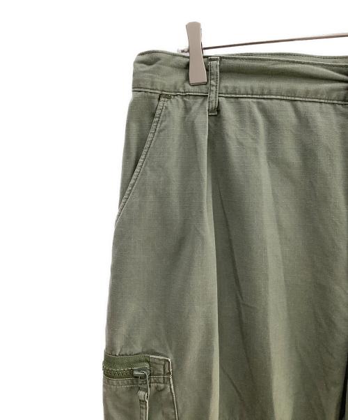 ALPHA（アルファ）ALPHA (アルファ) ALPHA(アルファ)カーキ―パンツ サイドジップカーゴパンツ TB1075 グリーン サイズ:XLの古着・服飾アイテム