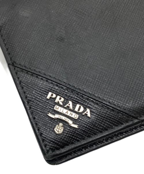 PRADA（プラダ）PRADA (プラダ) 長財布 ブラックの古着・服飾アイテム