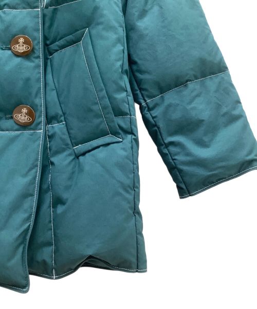 Vivienne Westwood RED LABEL（ヴィヴィアンウエストウッドレッドレーベル）Vivienne Westwood RED LABEL (ヴィヴィアンウエストウッドレッドレーベル) ダウンジャケット グリーン サイズ:Ｍの古着・服飾アイテム