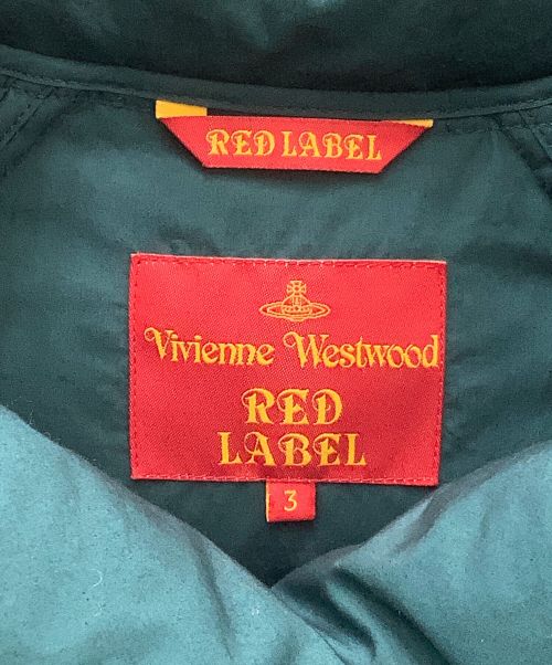 Vivienne Westwood RED LABEL（ヴィヴィアンウエストウッドレッドレーベル）Vivienne Westwood RED LABEL (ヴィヴィアンウエストウッドレッドレーベル) ダウンジャケット グリーン サイズ:Ｍの古着・服飾アイテム