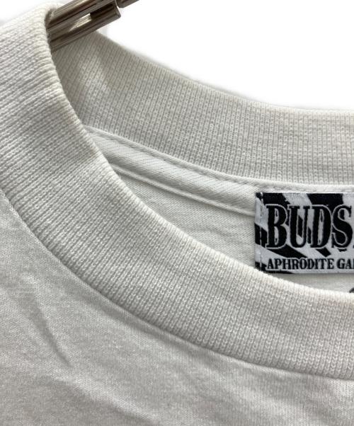 BUDSPOOL（バッズプール）BUDSPOOL (バッズプール) 舐達麻 (ナメダルマ) クルーネックカットソー ホワイト サイズ:XXLの古着・服飾アイテム