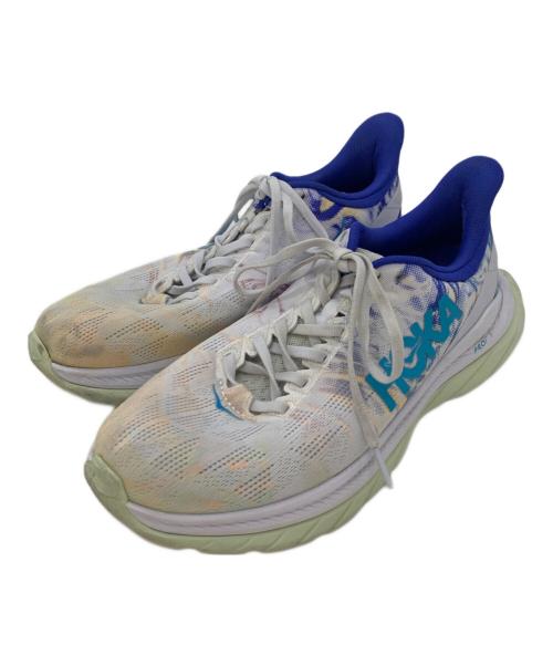 HOKAONEONE（ホカオネオネ）HOKAONEONE (ホカオネオネ) HOKAONEONE(ホカオネオネ)MACH ブルー×ホワイト サイズ:26.5cmの古着・服飾アイテム