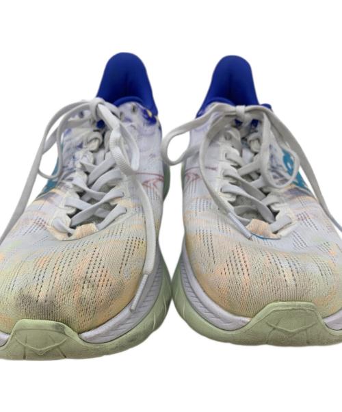 HOKAONEONE（ホカオネオネ）HOKAONEONE (ホカオネオネ) HOKAONEONE(ホカオネオネ)MACH ブルー×ホワイト サイズ:26.5cmの古着・服飾アイテム