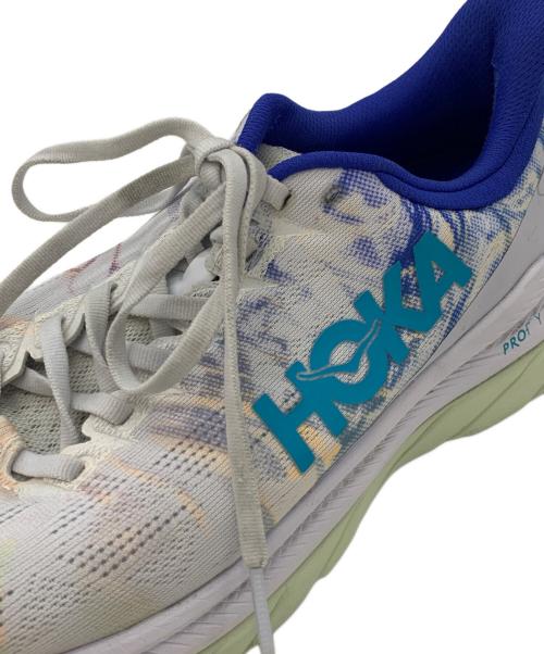 HOKAONEONE（ホカオネオネ）HOKAONEONE (ホカオネオネ) HOKAONEONE(ホカオネオネ)MACH ブルー×ホワイト サイズ:26.5cmの古着・服飾アイテム