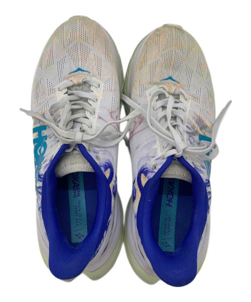 HOKAONEONE（ホカオネオネ）HOKAONEONE (ホカオネオネ) HOKAONEONE(ホカオネオネ)MACH ブルー×ホワイト サイズ:26.5cmの古着・服飾アイテム