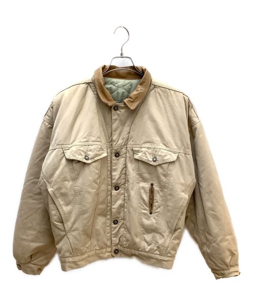 DIESEL（ディーゼル）DIESEL (ディーゼル) ブルゾン ベージュ サイズ:Ｍの古着・服飾アイテム