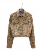BURBERRY BLUE LABELバーバリーロンドンブルーレーベル）の古着「CPOジャケット」｜ベージュ