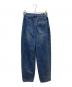 LE CIEL BLEU (ルシェルブルー) デニムパンツTailored Peg Jeans（テーラードペグジーンズ インディゴ サイズ:34：5000円