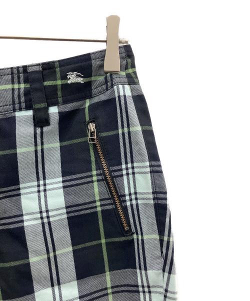 BURBERRY BLUE LABEL（バーバリー ブルー レーベル）BURBERRY BLUE LABEL (バーバリー ブルー レーベル) ノバチェックハーフパンツ グリーン×ブラック サイズ:Ｓの古着・服飾アイテム