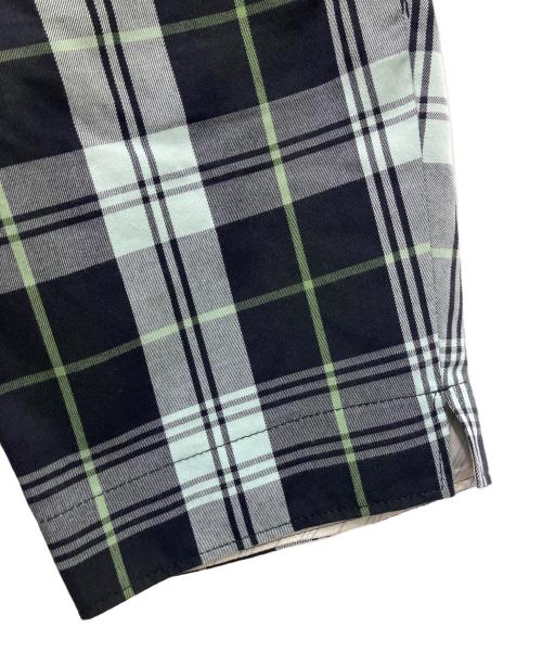 BURBERRY BLUE LABEL（バーバリー ブルー レーベル）BURBERRY BLUE LABEL (バーバリー ブルー レーベル) ノバチェックハーフパンツ グリーン×ブラック サイズ:Ｓの古着・服飾アイテム