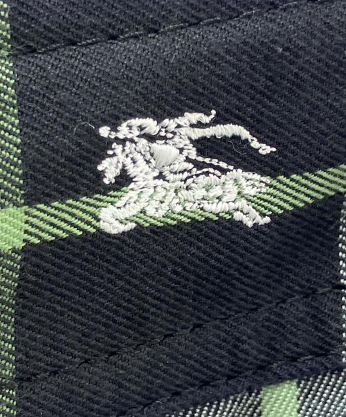 BURBERRY BLUE LABEL（バーバリー ブルー レーベル）BURBERRY BLUE LABEL (バーバリー ブルー レーベル) ノバチェックハーフパンツ グリーン×ブラック サイズ:Ｓの古着・服飾アイテム