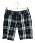 BURBERRY BLUE LABEL（バーバリー ブルー レーベル）の古着「ノバチェックハーフパンツ」｜グリーン×ブラック