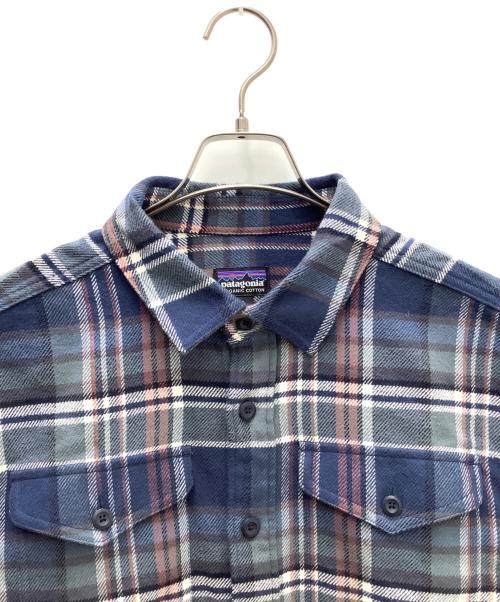 Patagonia（パタゴニア）Patagonia (パタゴニア) フィヨルド・フランネル・シャツ ブルー サイズ:Ｓの古着・服飾アイテム