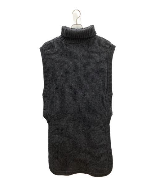 TODAYFUL（トゥデイフル）TODAYFUL (トゥデイフル) ラウンドヘムニットベスト ブラック サイズ:FREE 未使用品の古着・服飾アイテム