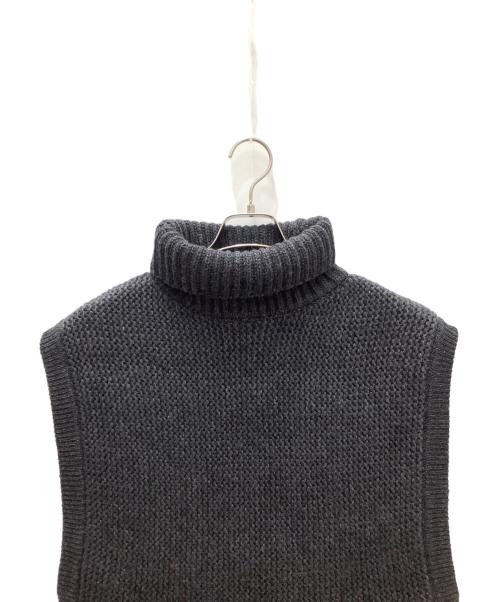 TODAYFUL（トゥデイフル）TODAYFUL (トゥデイフル) ラウンドヘムニットベスト ブラック サイズ:FREE 未使用品の古着・服飾アイテム