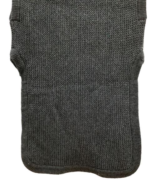 TODAYFUL（トゥデイフル）TODAYFUL (トゥデイフル) ラウンドヘムニットベスト ブラック サイズ:FREE 未使用品の古着・服飾アイテム