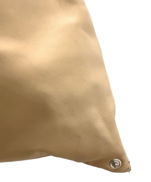 MM6 Maison Margiela（エムエムシックスメゾンマルジェラ）MM6 Maison Margiela (エムエムシックス メゾンマルジェラ) トライアングルトートバッグ ブラウンの古着・服飾アイテム