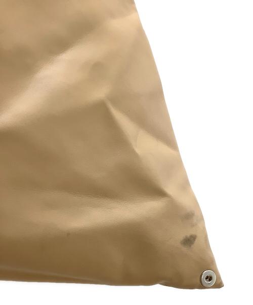 MM6 Maison Margiela（エムエムシックスメゾンマルジェラ）MM6 Maison Margiela (エムエムシックス メゾンマルジェラ) トライアングルトートバッグ ブラウンの古着・服飾アイテム