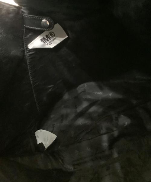 MM6 Maison Margiela（エムエムシックスメゾンマルジェラ）MM6 Maison Margiela (エムエムシックス メゾンマルジェラ) トライアングルトートバッグ ブラウンの古着・服飾アイテム