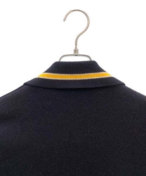 Whiting（ホワイティング）Whiting (ホワイティング) スタジャン ネイビー×ベージュ サイズ:42の古着・服飾アイテム