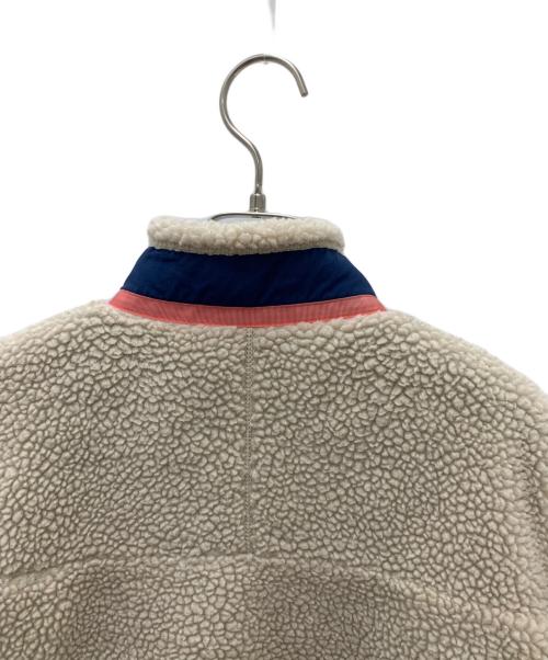 Patagonia（パタゴニア）Patagonia (パタゴニア) キッズ・レトロX・ジャケット ピンク×ネイビー×ベージュ サイズ:Lの古着・服飾アイテム