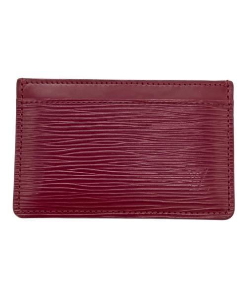 LOUIS VUITTON（ルイ ヴィトン）LOUIS VUITTON (ルイ ヴィトン) ポルトカルト・サーンプル  ボルドーの古着・服飾アイテム