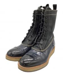 PAUL SMITH（ポールスミス）の古着「レースアップシューズ」｜ブルー