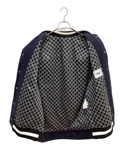 MSGM（エムエスジーエム）MSGM (エムエスジーエム) ボンバージャケット ネイビー サイズ:Ｍの古着・服飾アイテム