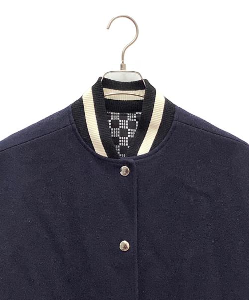 MSGM（エムエスジーエム）MSGM (エムエスジーエム) ボンバージャケット ネイビー サイズ:Ｍの古着・服飾アイテム