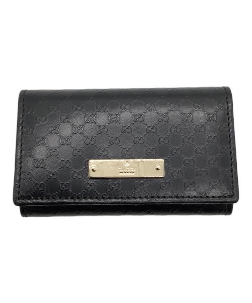 GUCCI（グッチ）GUCCI (グッチ) GG柄 6連キーケース ブラックの古着・服飾アイテム