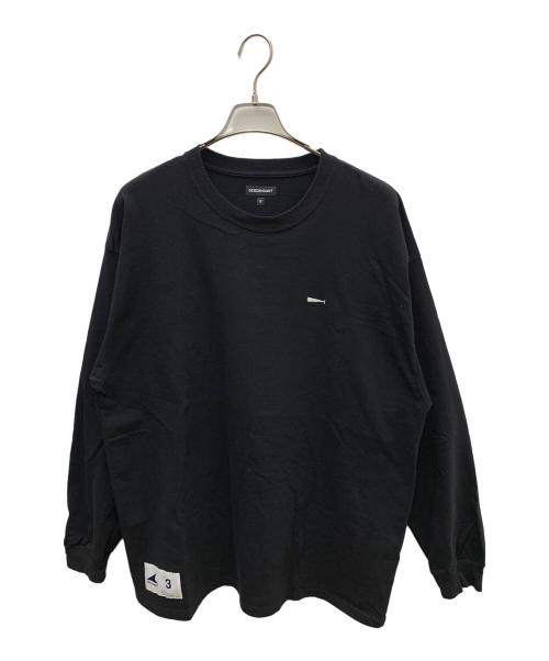 DESCENDANT（ディセンダント）DESCENDANT (ディセンダント) カットソー ブラック サイズ:Lの古着・服飾アイテム