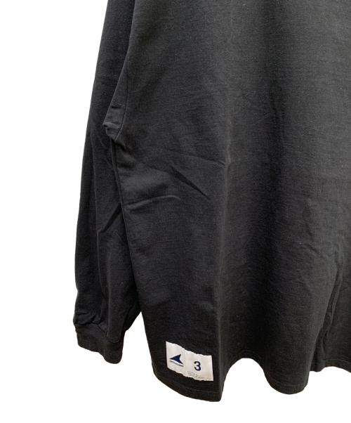 DESCENDANT（ディセンダント）DESCENDANT (ディセンダント) カットソー ブラック サイズ:Lの古着・服飾アイテム