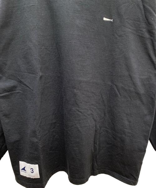 DESCENDANT（ディセンダント）DESCENDANT (ディセンダント) カットソー ブラック サイズ:Lの古着・服飾アイテム